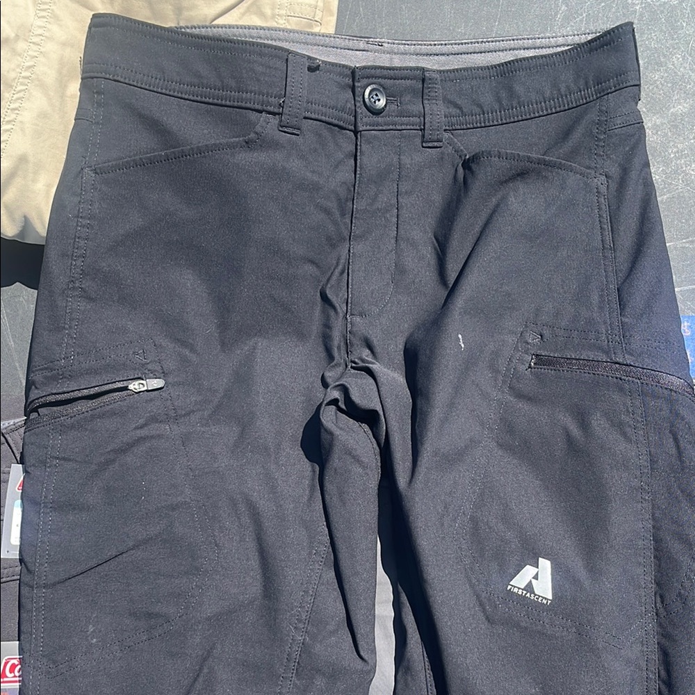 Black Eddie Bauer Fleece Lined Guide Pro Pants